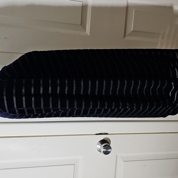 Ralph lauren women's burnout velvet top midnight‎ blue size medium. - Picture 4 of 7